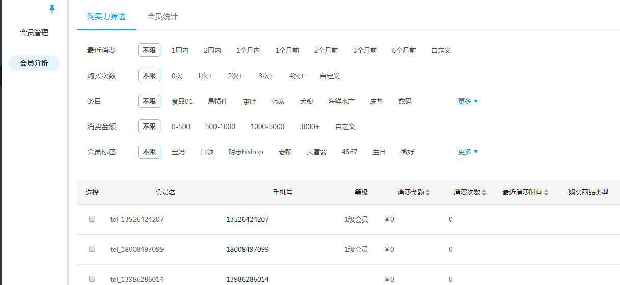 微信會員卡管理系統(tǒng)多少錢